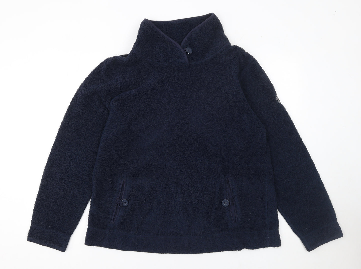 Regatta Great Outdoors Women Navy Fleece Pullover Sweatshirt UK 16