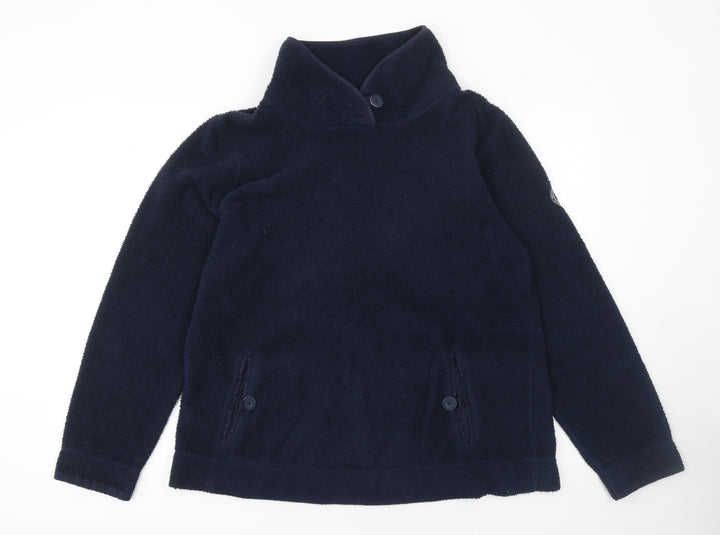 Regatta Great Outdoors Women Navy Fleece Pullover Sweatshirt UK 16