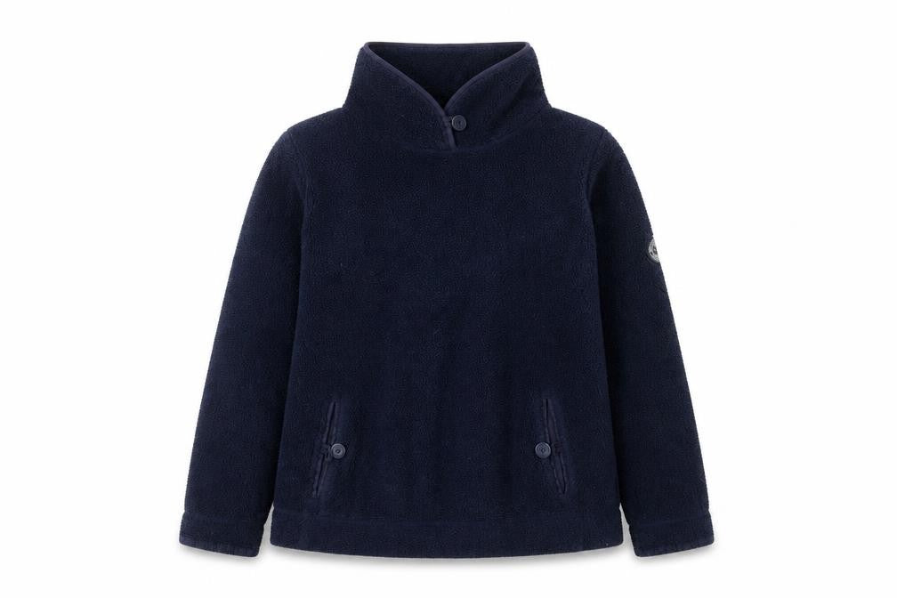 Front view of Regatta Great Outdoors Women Navy Fleece Pullover Sweatshirt UK 16