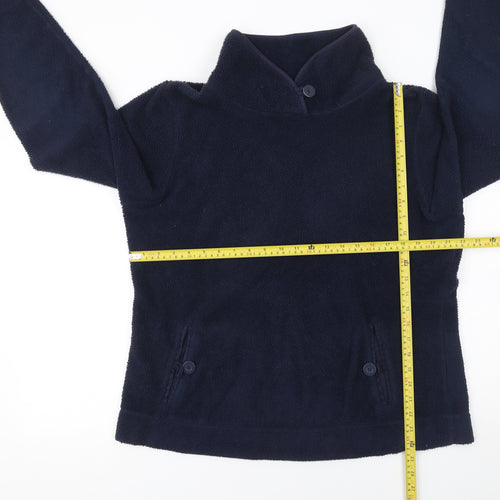 Regatta Great Outdoors Women Navy Fleece Pullover Sweatshirt UK 16