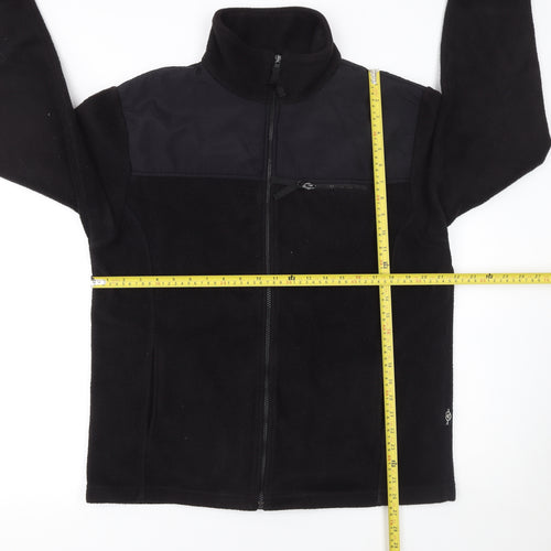 Bonmarché Womens Black Fleece Full Zip Jacket Size M