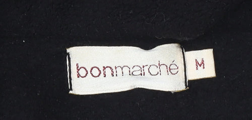 Bonmarché Womens Black Fleece Full Zip Jacket Size M