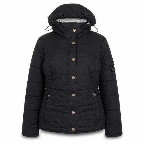 Iguana Fashion Women's Black Size 12 Hooded Puffer Jacket