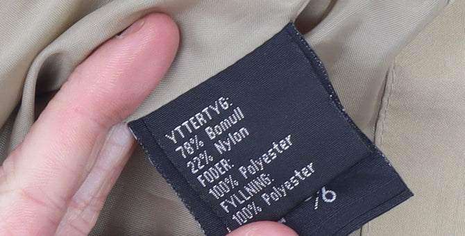 Cappuccini Women's Beige Cotton Blend Padded Waistcoat Size 10