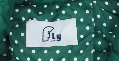 Fly Womens Green 4XL Quilted Puffer Jacket Lightweight Coat