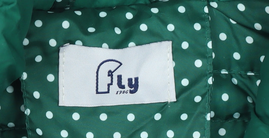 Fly Womens Green 4XL Quilted Puffer Jacket Lightweight Coat