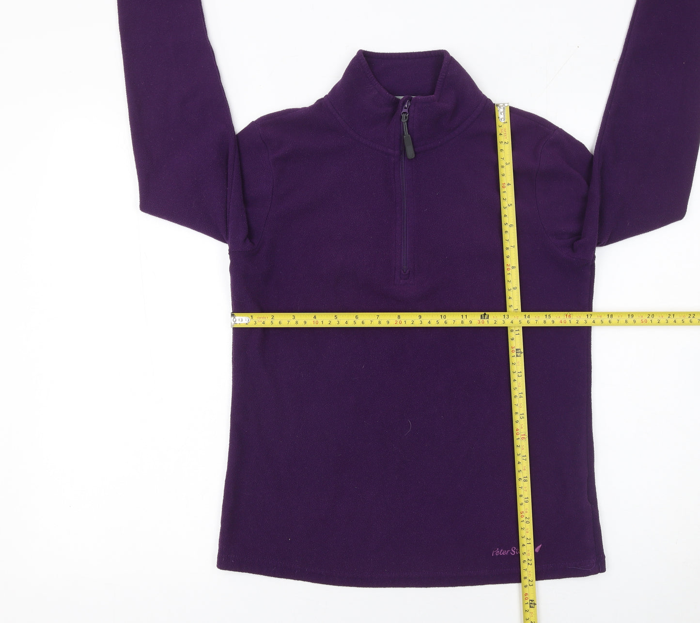 Peter Storm Women Purple Fleece Pullover Sweatshirt Size 10