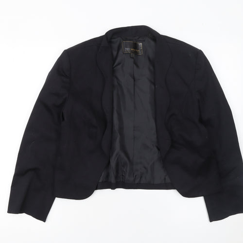bpc Selection Women's Black Size 14 Tailored Cropped Blazer
