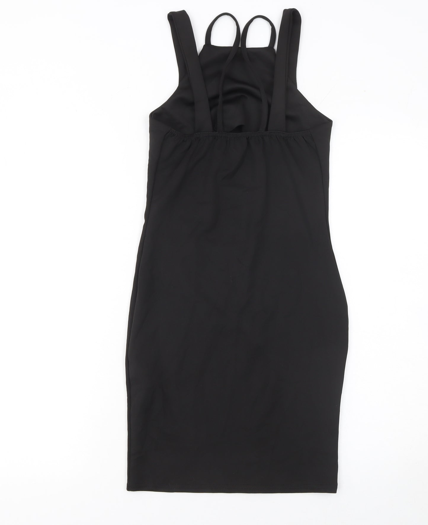 Boohoo Night Women's Black Size 6 Bodycon Sleeveless Midi Dress