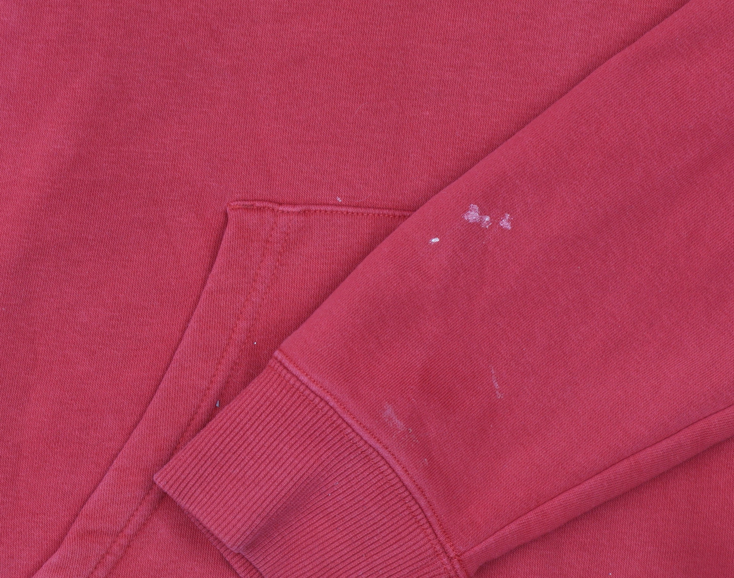 FILA Men's Red Pullover Hoodie M Regular Fit Cotton Blend