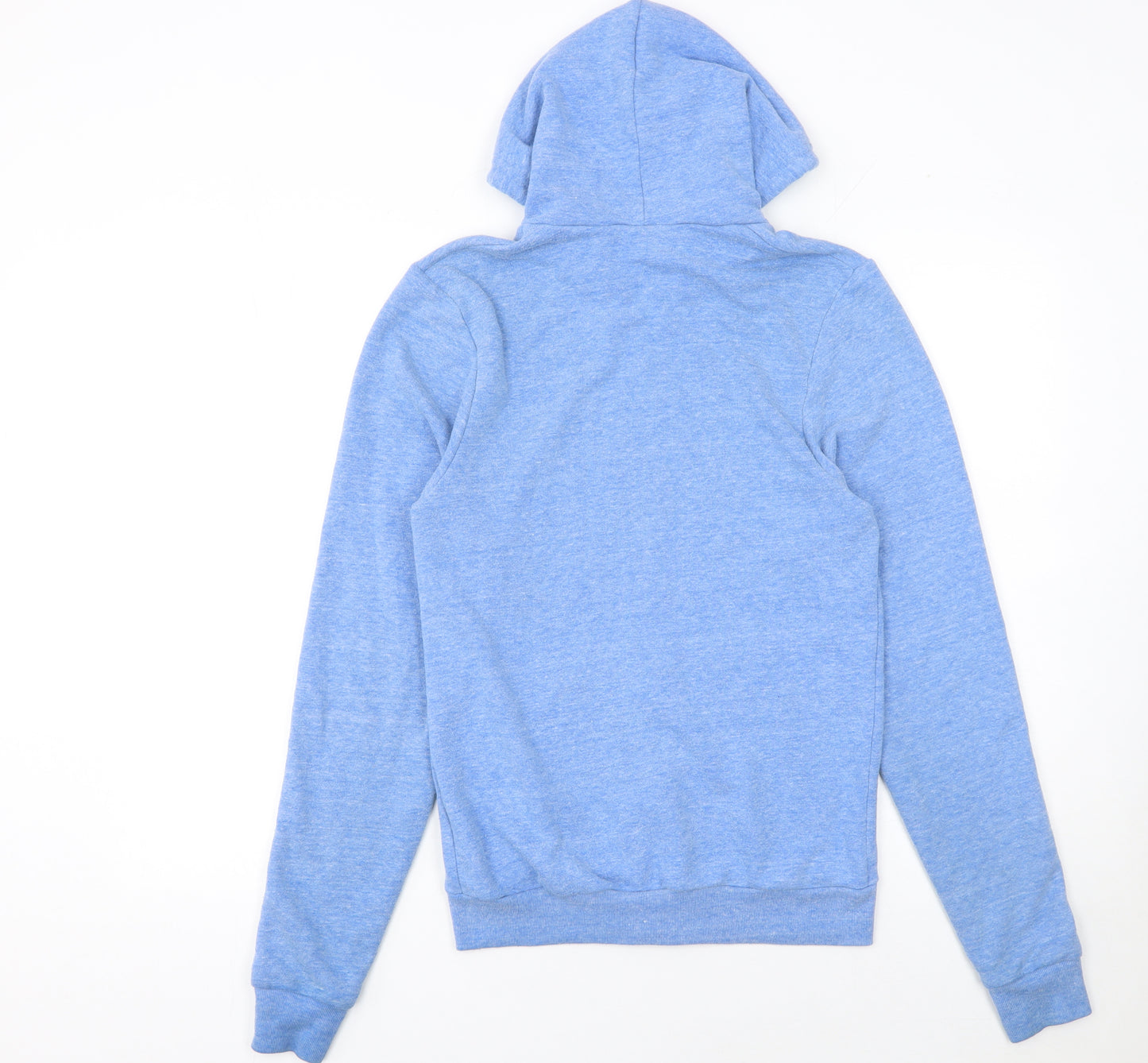 American Apparel Women's Blue Full Zip Hoodie Size S Fleece Blend