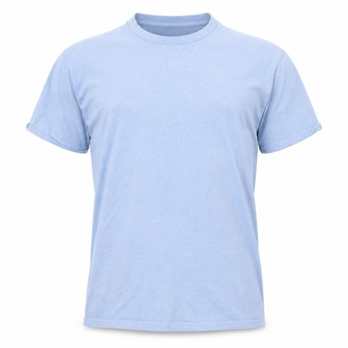 BoohooMAN Men's Blue Crew Neck Graphic T-Shirt Size S