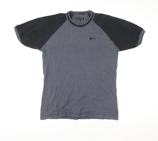 Kleider Men's Grey Short Sleeve Crew Neck Cotton T-Shirt L