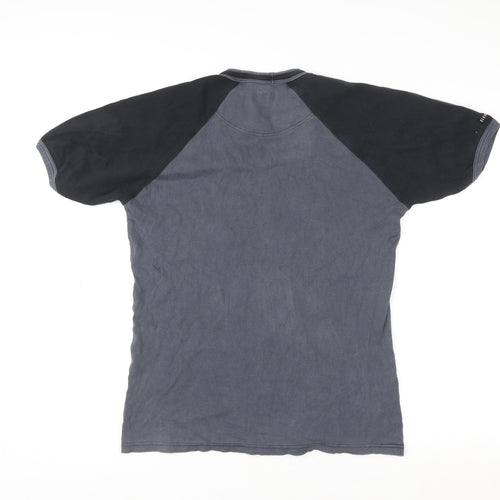 Kleider Men's Grey Short Sleeve Crew Neck Cotton T-Shirt L