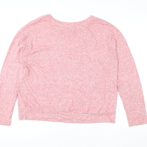 Disney Women’s Pink Mickey Mouse Long Sleeve Pyjama Top L