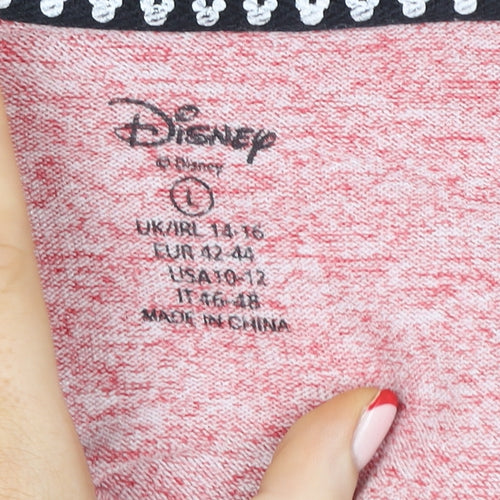 Disney Women’s Pink Mickey Mouse Long Sleeve Pyjama Top L