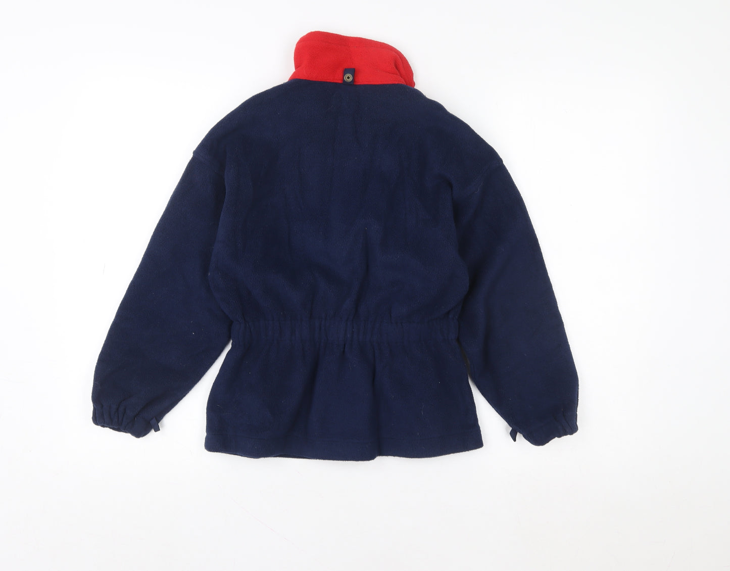 Columbia Boys Blue and Red Fleece Full Zip Outdoor Jacket 8-10 Years