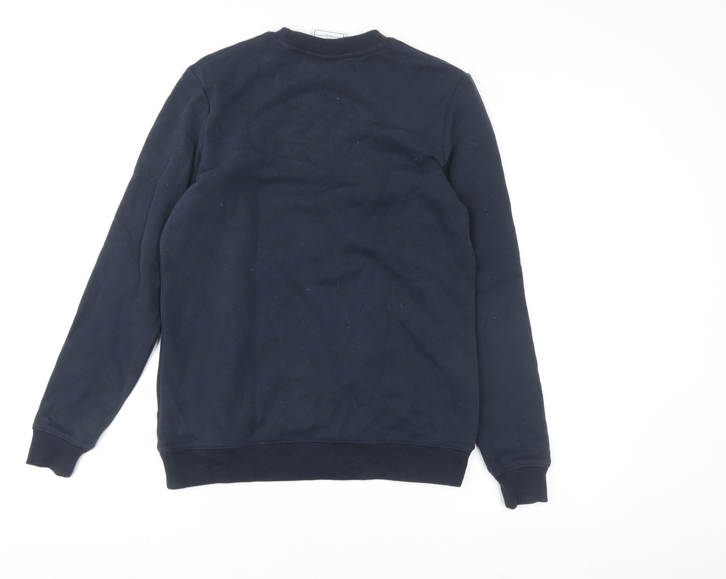 TOG24 Girls Blue 'Happy' Pullover Sweatshirt Size 8 Years Cotton Blend