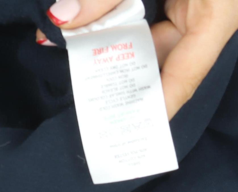 TOG24 Girls Blue 'Happy' Pullover Sweatshirt Size 8 Years Cotton Blend