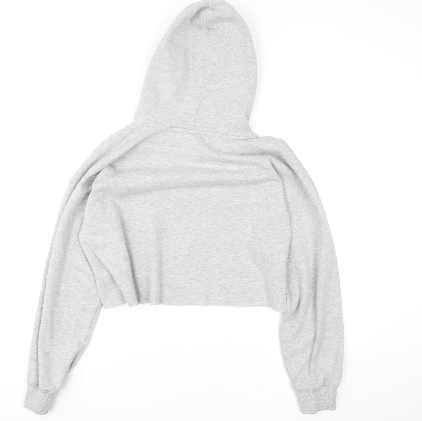 NFL Chicago Bears Womens Grey Crop Hoodie Medium Pullover