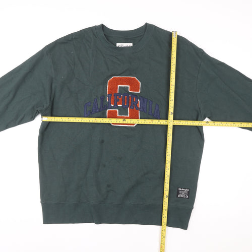 Primark Women’s Green California Graphic Cotton Sweatshirt XL