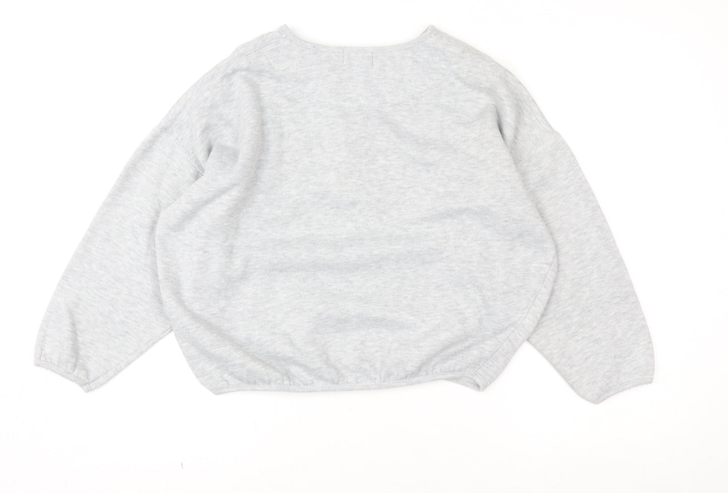 Marks and Spencer Women’s Grey Henley Pullover Sweatshirt M