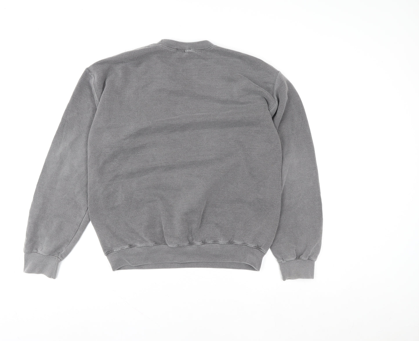New Look Women Grey Pullover Sweatshirt XS 1994 Graphic Crew Neck