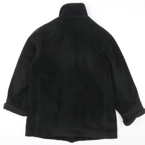 Forecaster Men's Black XS Fleece Overcoat with Button Closure