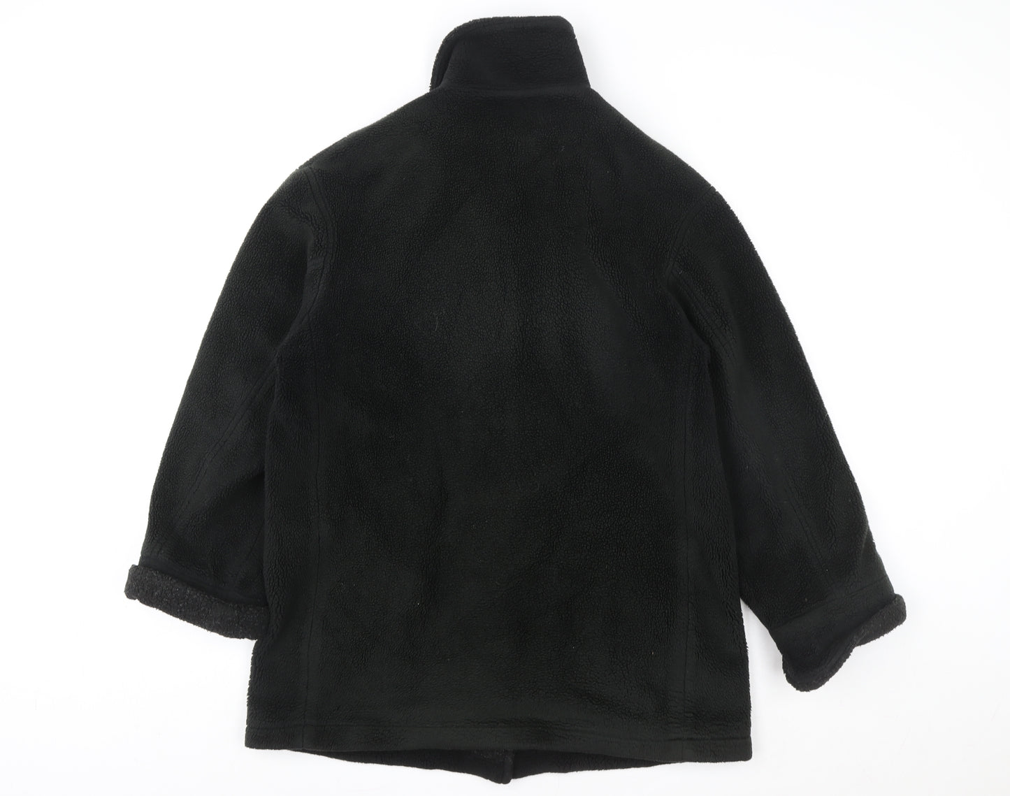 Forecaster Men's Black XS Fleece Overcoat with Button Closure