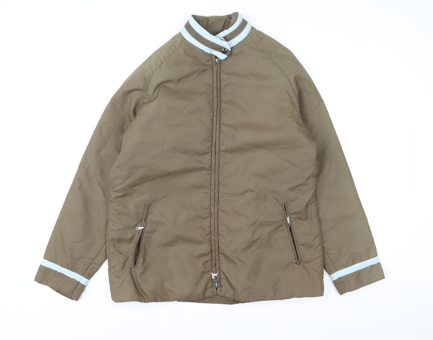 White Stag Men's Brown Puffer Ski Jacket M Winter Nylon