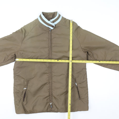 White Stag Men's Brown Puffer Ski Jacket M Winter Nylon
