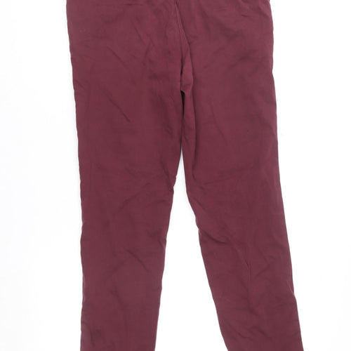 Jack & Jones Men's Red Slim Fit Chino Trousers 32x30 Cotton Blend