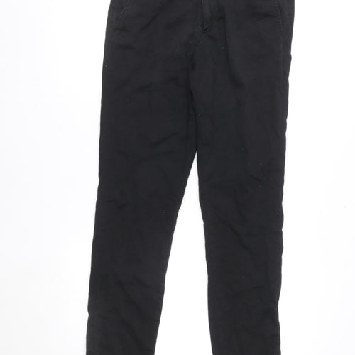 Jack & Jones Men's Black 32in Straight Fit Stretch Jeans