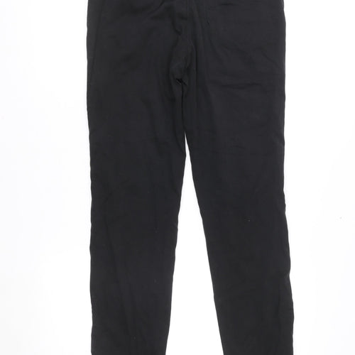 Jack & Jones Men's Black 32in Straight Fit Stretch Jeans