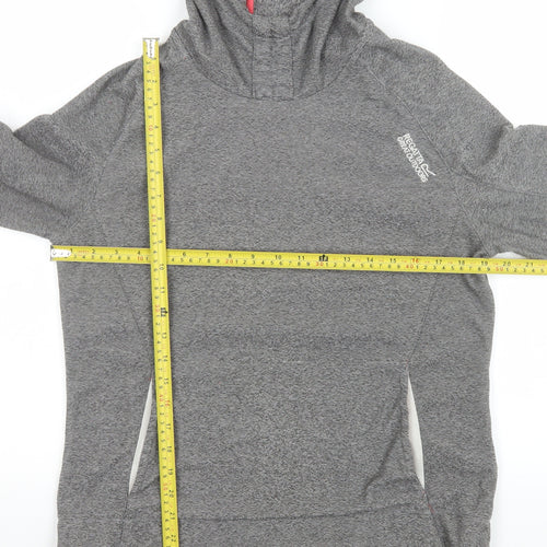 Regatta Women Grey UK 12 Pullover Hoodie Polyester Outdoors Activewear
