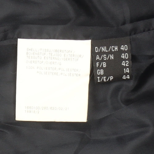 Gelco Black Short Sleeve Button-Up Shirt Size 14 Regular Fit