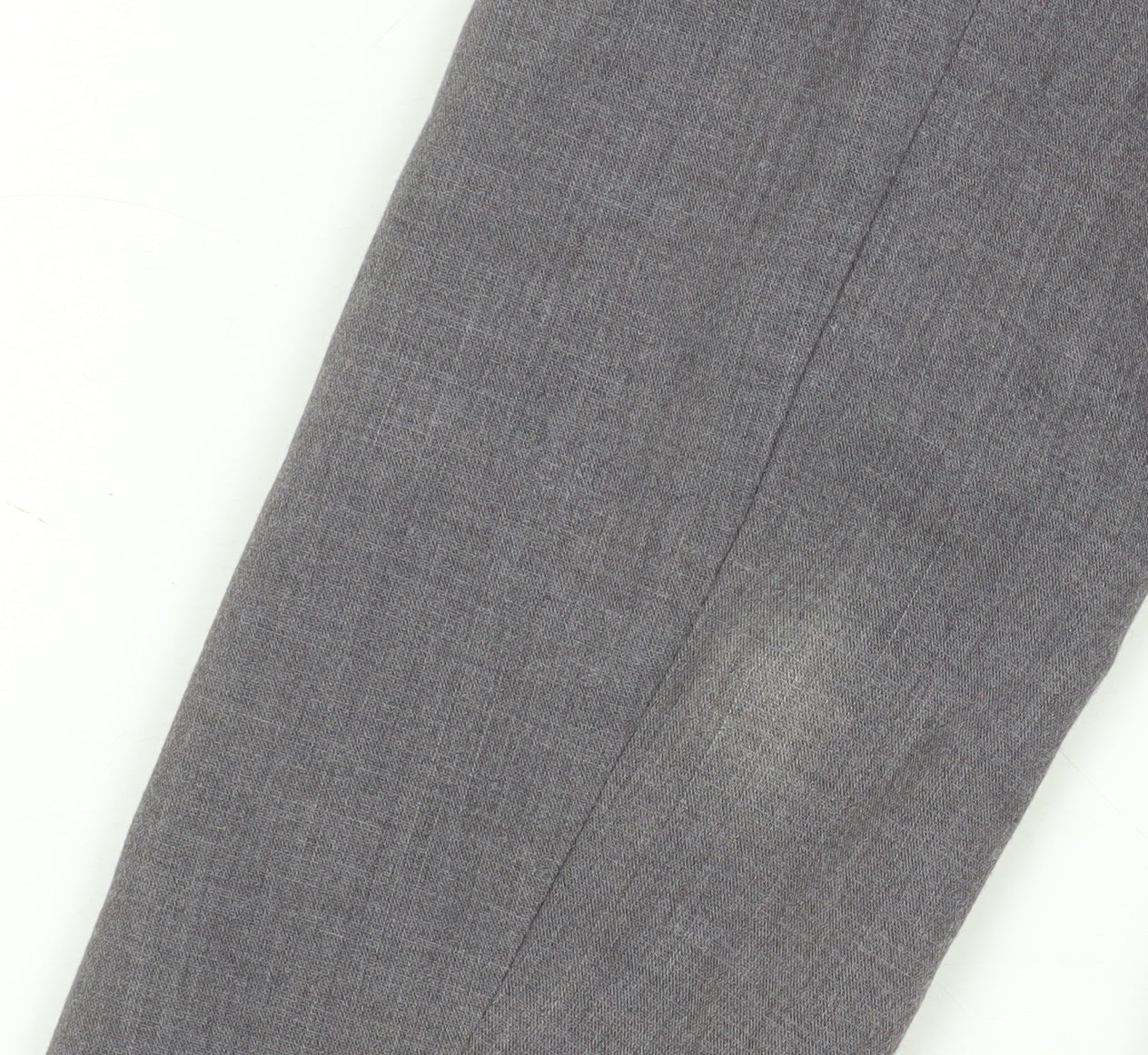 H&M Women Grey Single-Breasted Suit Jacket Size 8 Classic Fit