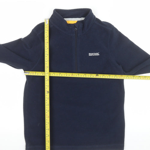 Regatta Great Outdoors Navy 1/4 Zip Fleece Sweatshirt Teens 13Y 158