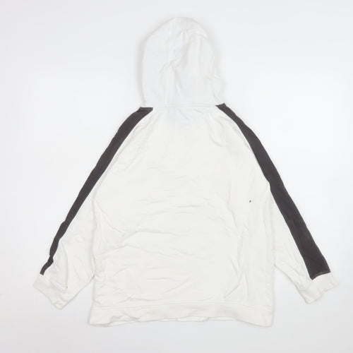 Rebel Teens White & Black Sport Hoodie 31-32in Chest Pullover