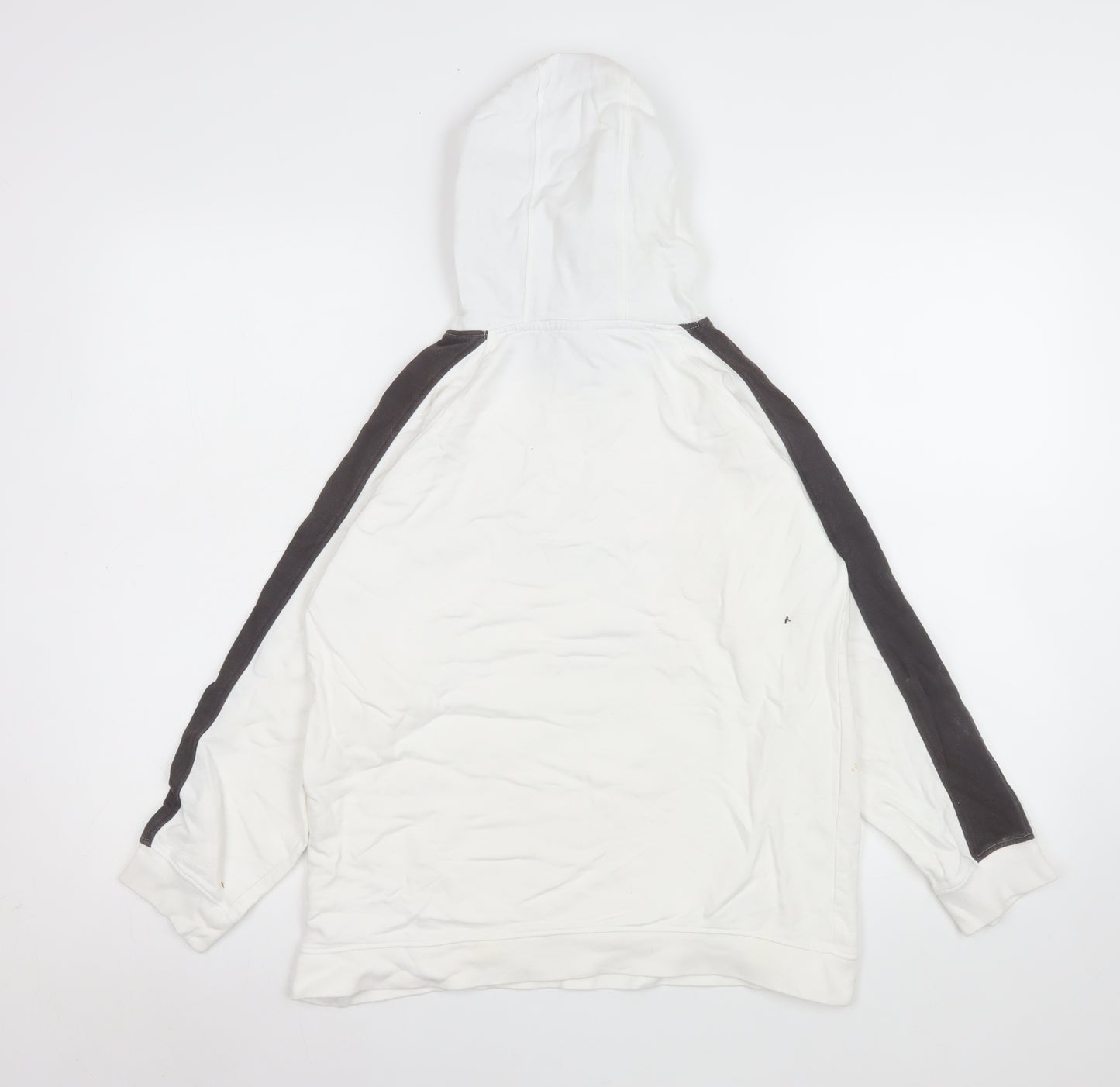 Rebel Teens White & Black Sport Hoodie 31-32in Chest Pullover