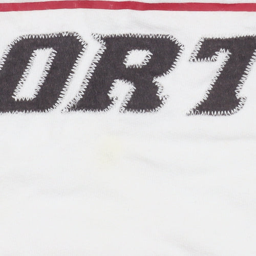 Rebel Teens White & Black Sport Hoodie 31-32in Chest Pullover
