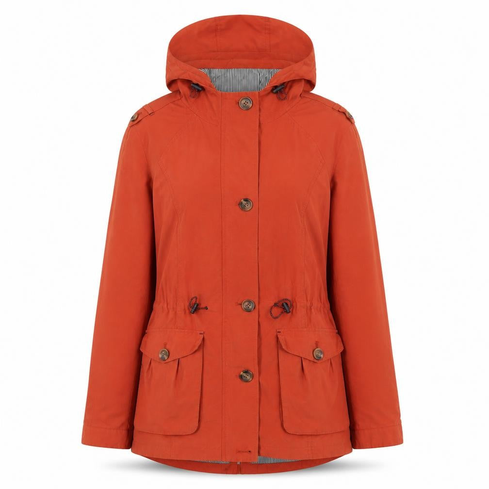 Marks and Spencer Women’s Orange Hooded Parka Jacket Size 10