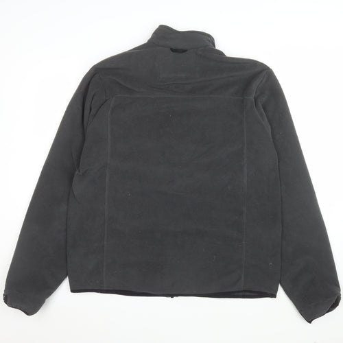 Quechua Men's Black 2XL Fleece Full Zip Jacket Outdoor Hiking