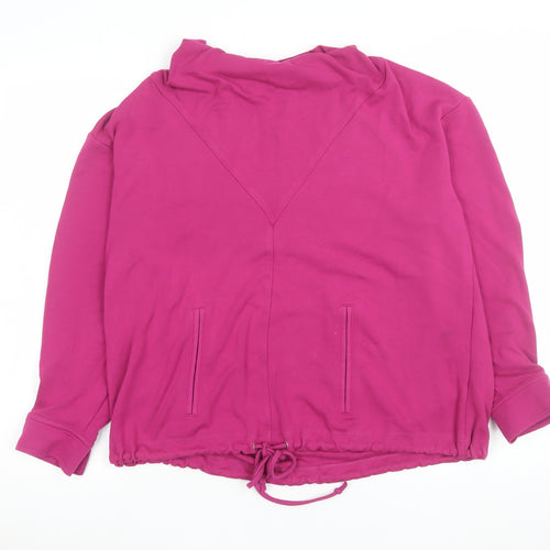Dunnes Stores Women’s Pink Tunic Blouse L Viscose Blend Relaxed Fit