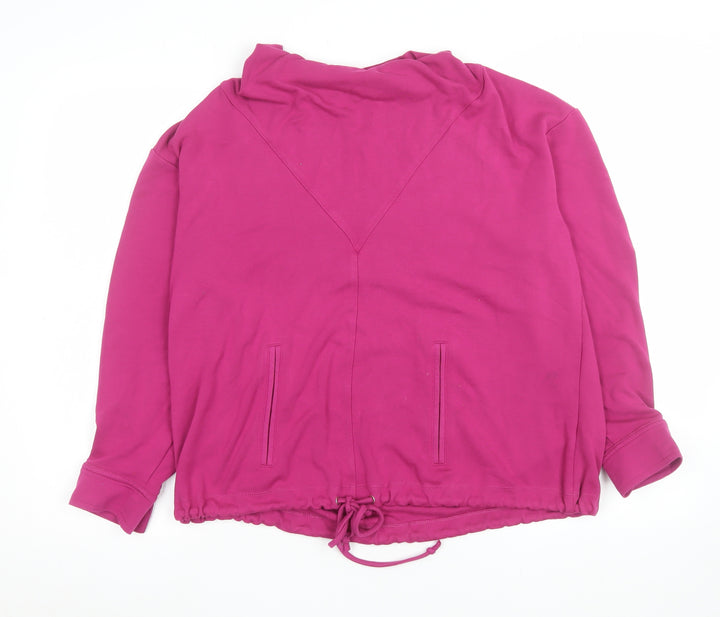 Dunnes Stores Women’s Pink Tunic Blouse L Viscose Blend Relaxed Fit