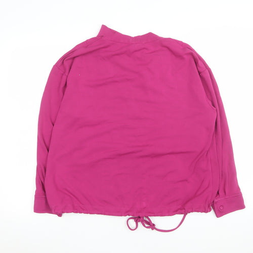 Dunnes Stores Women’s Pink Tunic Blouse L Viscose Blend Relaxed Fit