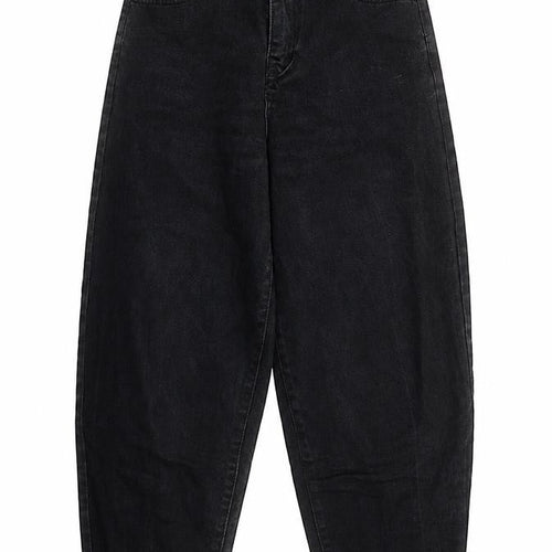 Vila Womens Black High Rise Mom Jeans Size 10 Relaxed Fit
