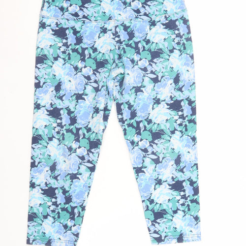 Suavé Womens Multicoloured Floral Capri Leggings Small