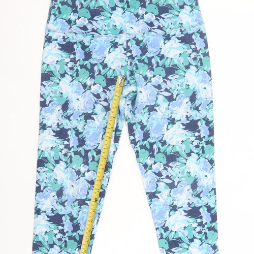 Suavé Womens Multicoloured Floral Capri Leggings Small