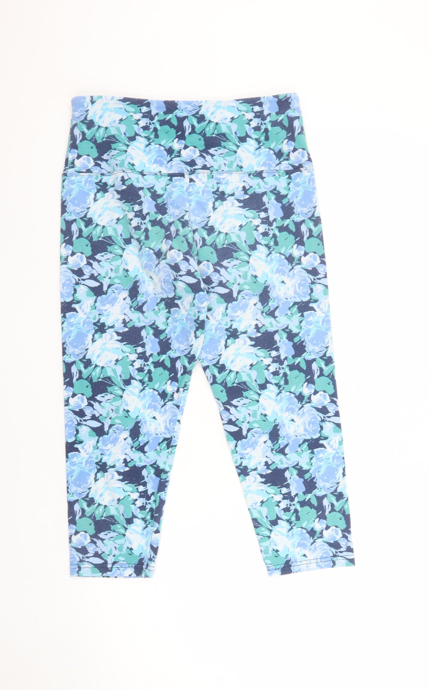 Suavé Womens Multicoloured Floral Capri Leggings Small